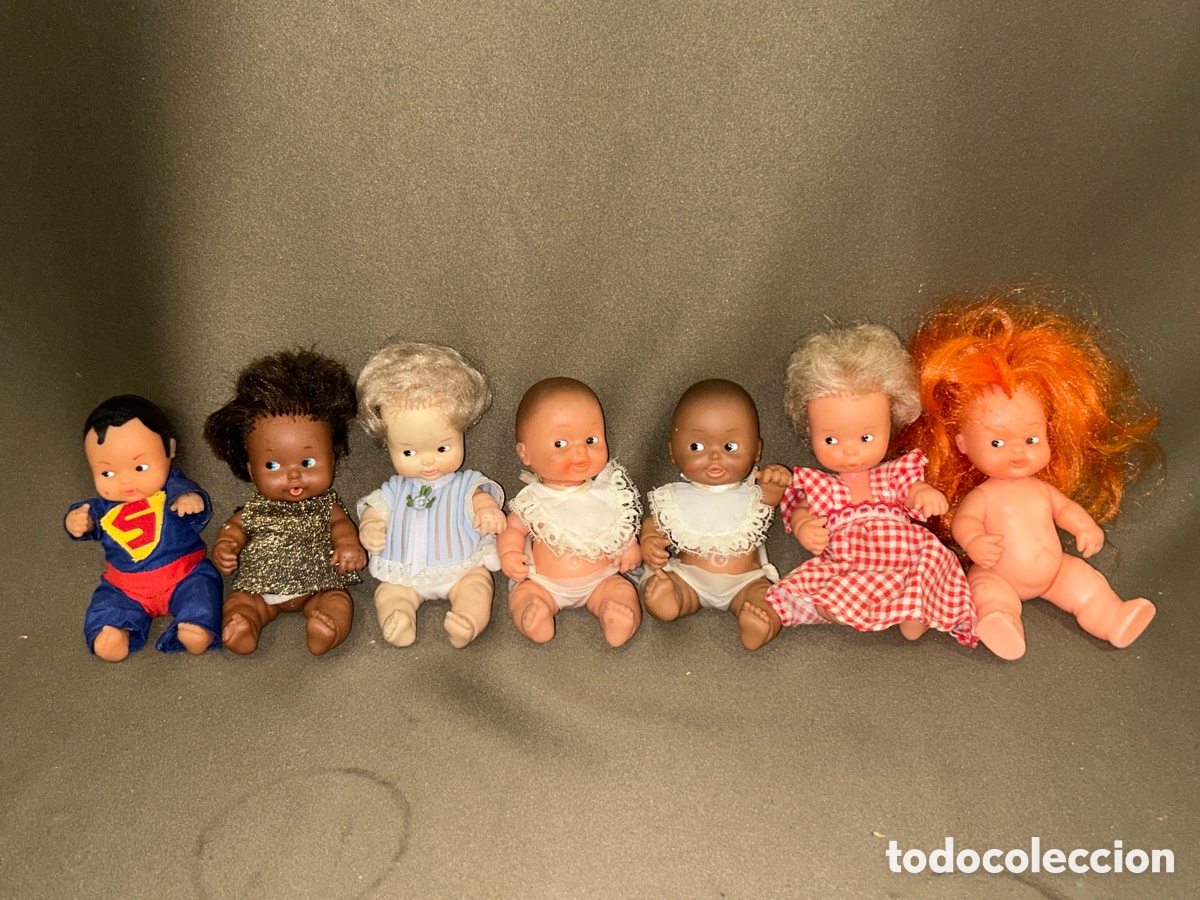 Mu&ntilde;ecas Lesly y Barriguitas: LOTE DE 7 BARRIGUITAS DIFERENTES, NEGRO BESITO, PELONCIN, BRUJA DEL BOSQUE, ETC *VER FOTOS*