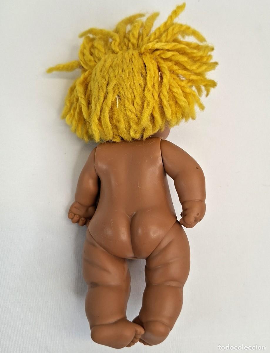 Mu&ntilde;ecas Lesly y Barriguitas: MU&Ntilde;ECA BARRIGUITA PELO DE LANA AMARILLO. - Foto 2