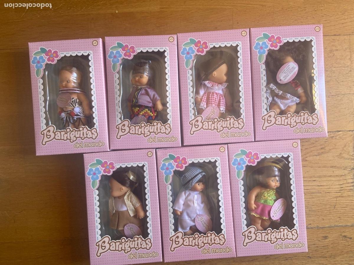 Bonecas Lesly e Barriguitas: Lote Barriguitas del Mundo