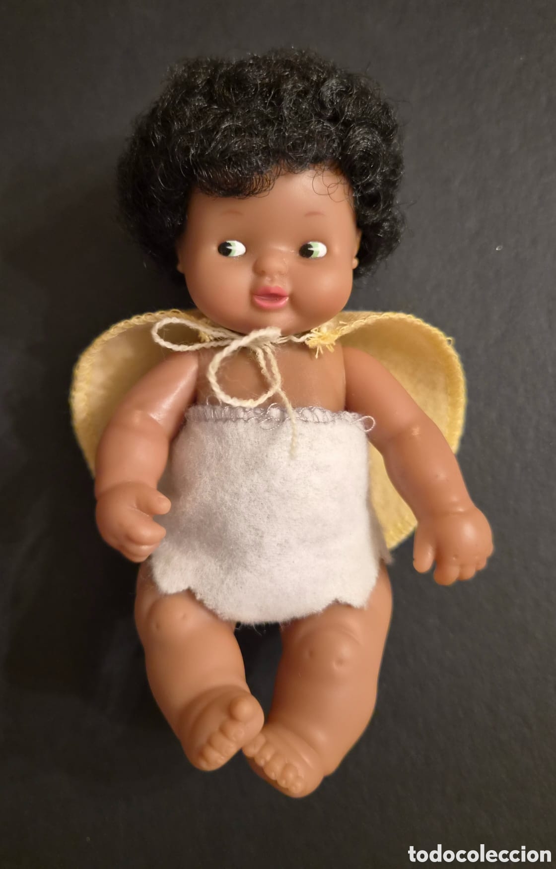 Mu&ntilde;ecas Lesly y Barriguitas: ENV&Iacute;O GRATIS LOTE BARRIGUITAS NEGRITA AFRO FAMOSA (NUCA 97) + BL&Iacute;STER NUEVO ART. 80930 Y ZAPATOS FAM