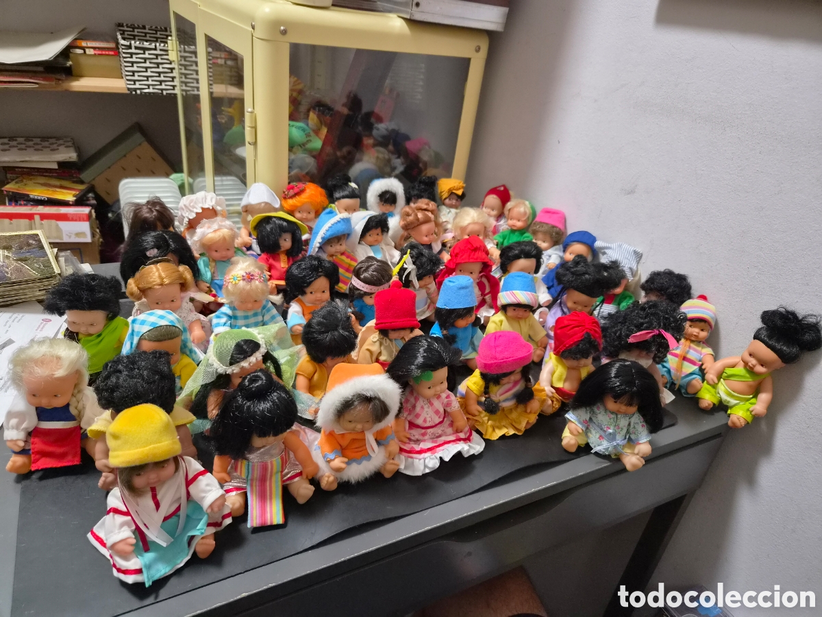 Mu&ntilde;ecas Lesly y Barriguitas: COLECCION BARRIGUITAS DEL MUNDO GRAN ESTADO Y ORIGINALES LOTAZO DE 48 FAMOSA