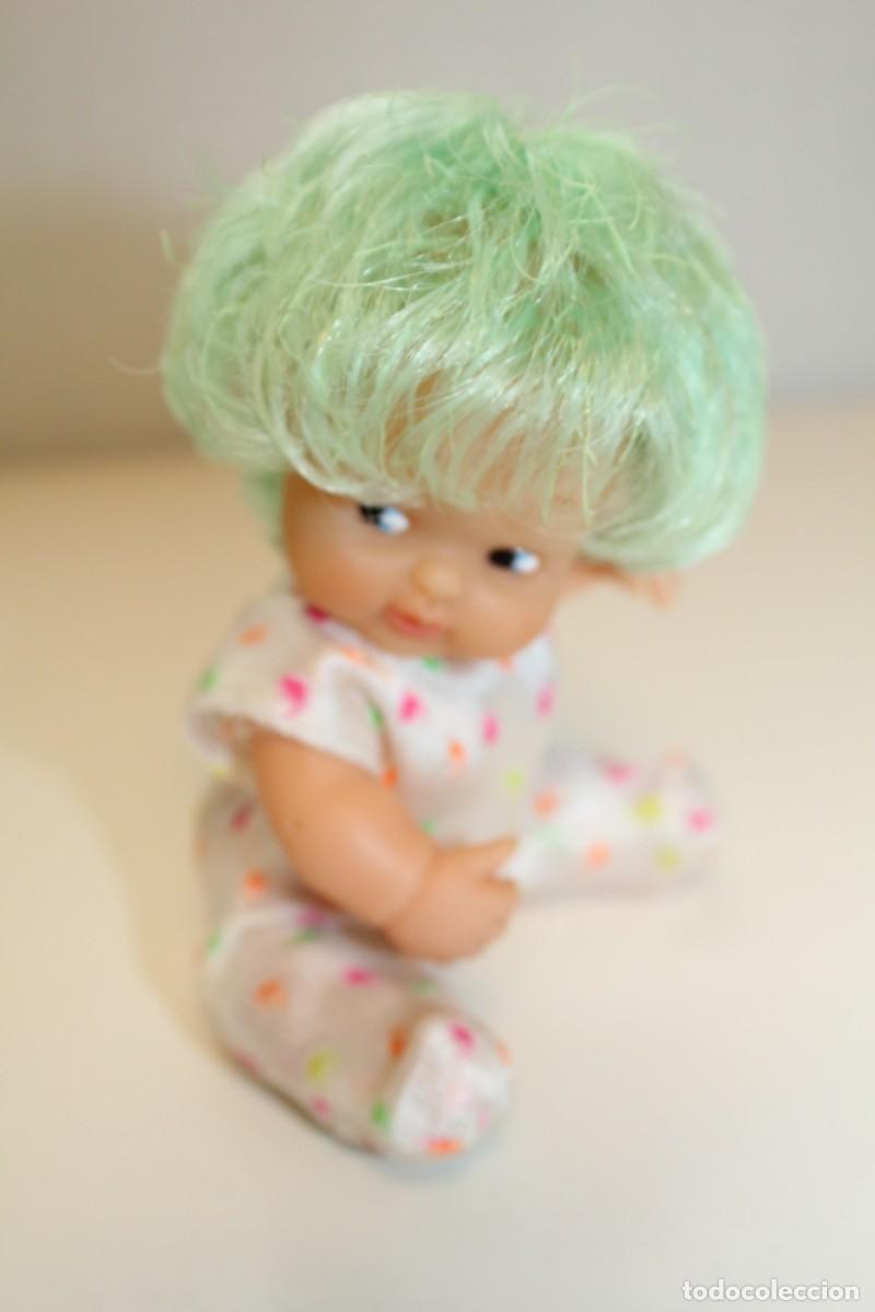 Mu&ntilde;ecas Lesly y Barriguitas: MU&Ntilde;ECA BARRIGUITAS DE FAMOSA PELO VERDE - A&Ntilde;OS 80