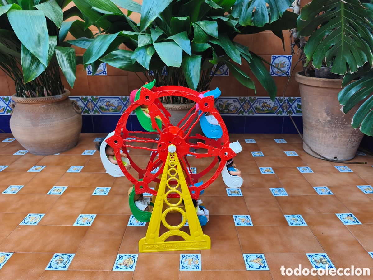 Mu&ntilde;ecas Lesly y Barriguitas: NORIA DE LAS BARRIGUITAS MUSICAL A CUERDA,MAS 6 BARRIGUITAS INCLUIDAS, FUNCIONA AUNQUE A TROMPICONES