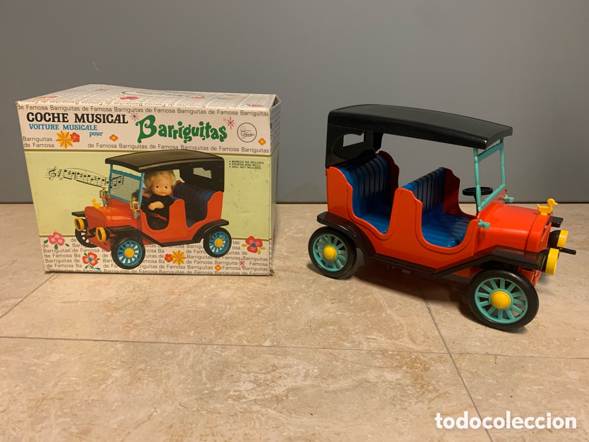 Mu&ntilde;ecas Lesly y Barriguitas: COCHE MUSICAL BARRIGUITAS DE FAMOSA &ndash; A&Ntilde;OS 80 &ndash; COMPLETO &ndash; CAJA ORIGINAL &ndash; COMO NUEVO