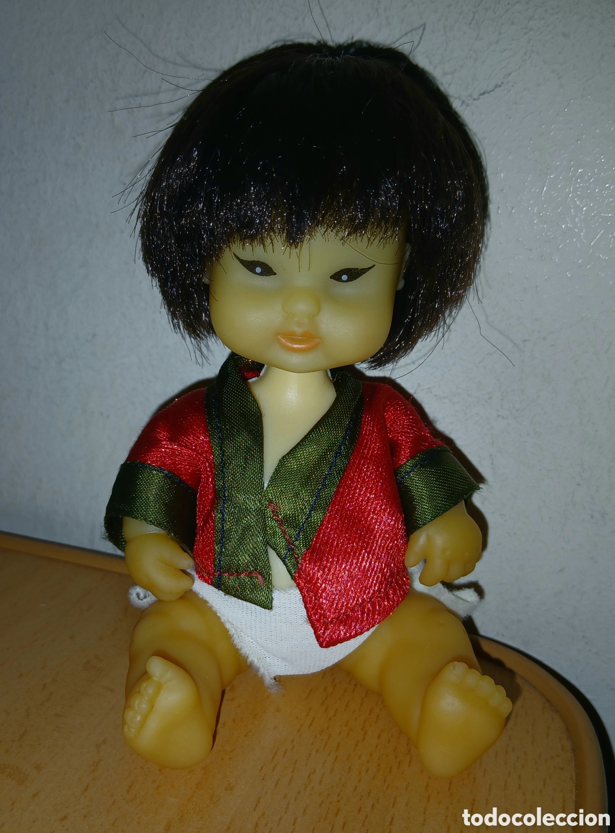 Poup&eacute;es Lesly et Barriguitas: BARRIGUITAS CHINO CHINITO ORIENTAL DE FAMOSA 57 CON MUY DIFICIL BLUSITA KIMONO ORIGINAL A&Ntilde;OS 80