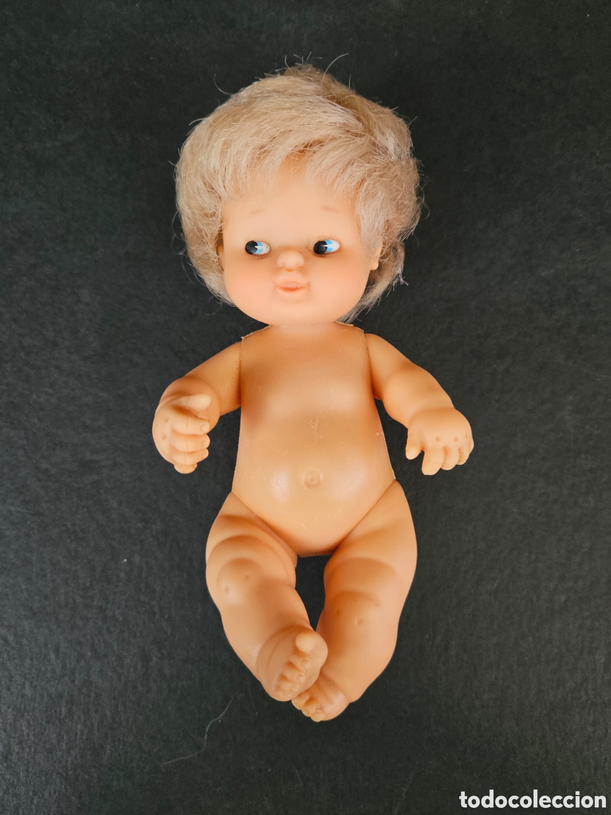 Mu&ntilde;ecas Lesly y Barriguitas: ENV&Iacute;O GRATIS BARRIGUITAS FAMOSA A&Ntilde;OS 70: MU&Ntilde;ECA CON VESTIDO Y CAPOTA AZUL + BL&Iacute;STER CERRADO N.&ordm; 50