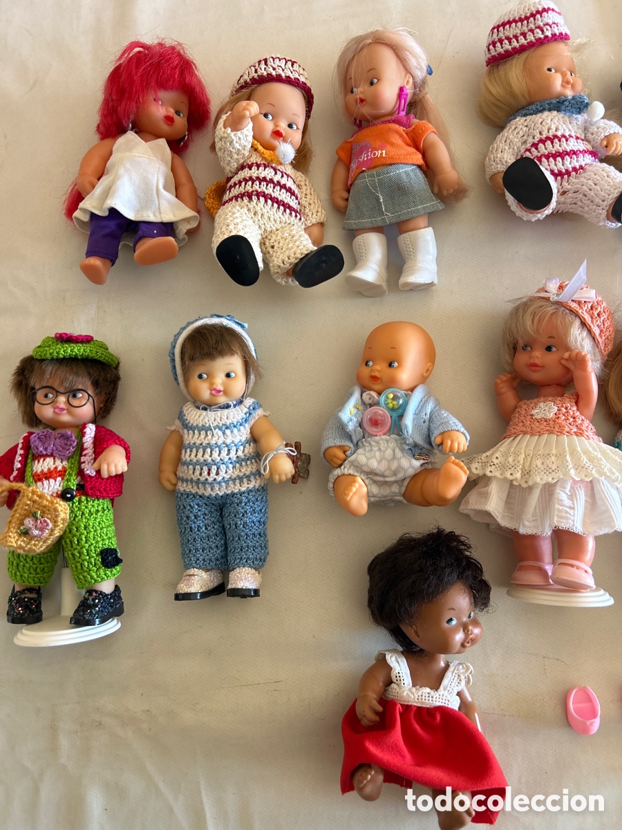 Mu&ntilde;ecas Lesly y Barriguitas: Fant&agrave;stico Lote de 17 Barriguitas - Foto 2