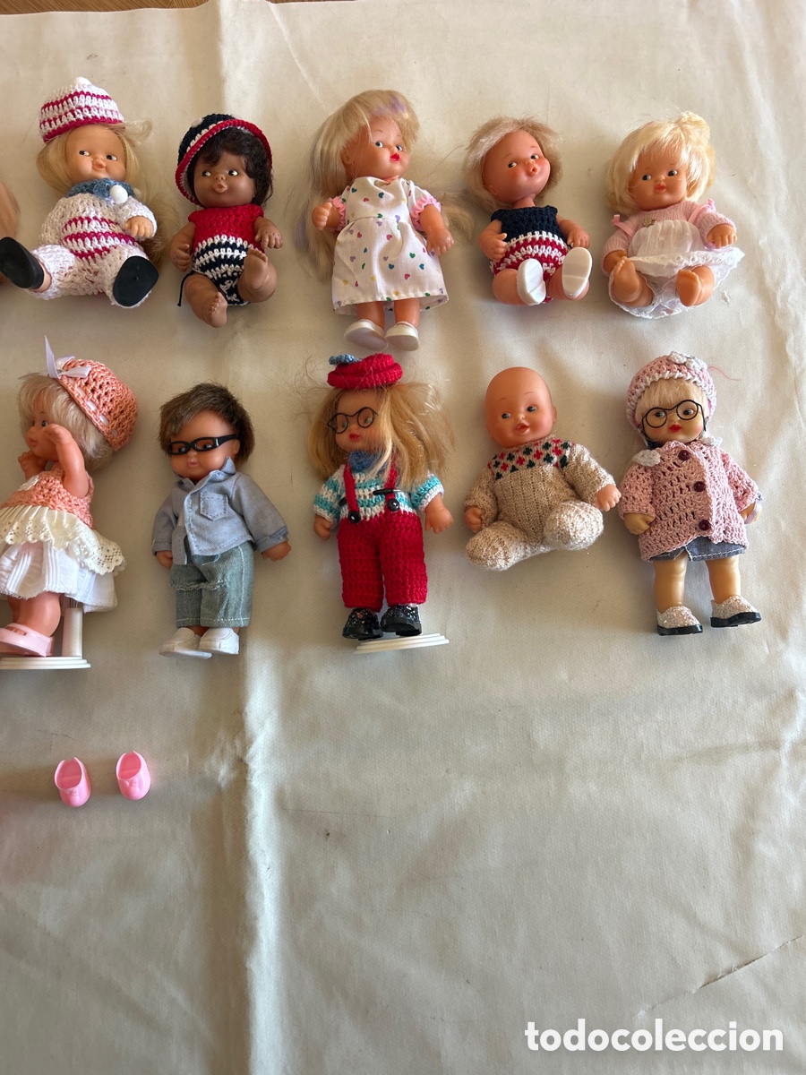 Mu&ntilde;ecas Lesly y Barriguitas: Fant&agrave;stico Lote de 17 Barriguitas - Foto 3