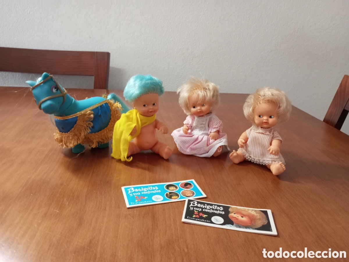 Mu&ntilde;ecas Lesly y Barriguitas: LOte Antiguas Barriguitas m&aacute;s Cat&aacute;logos y Pony