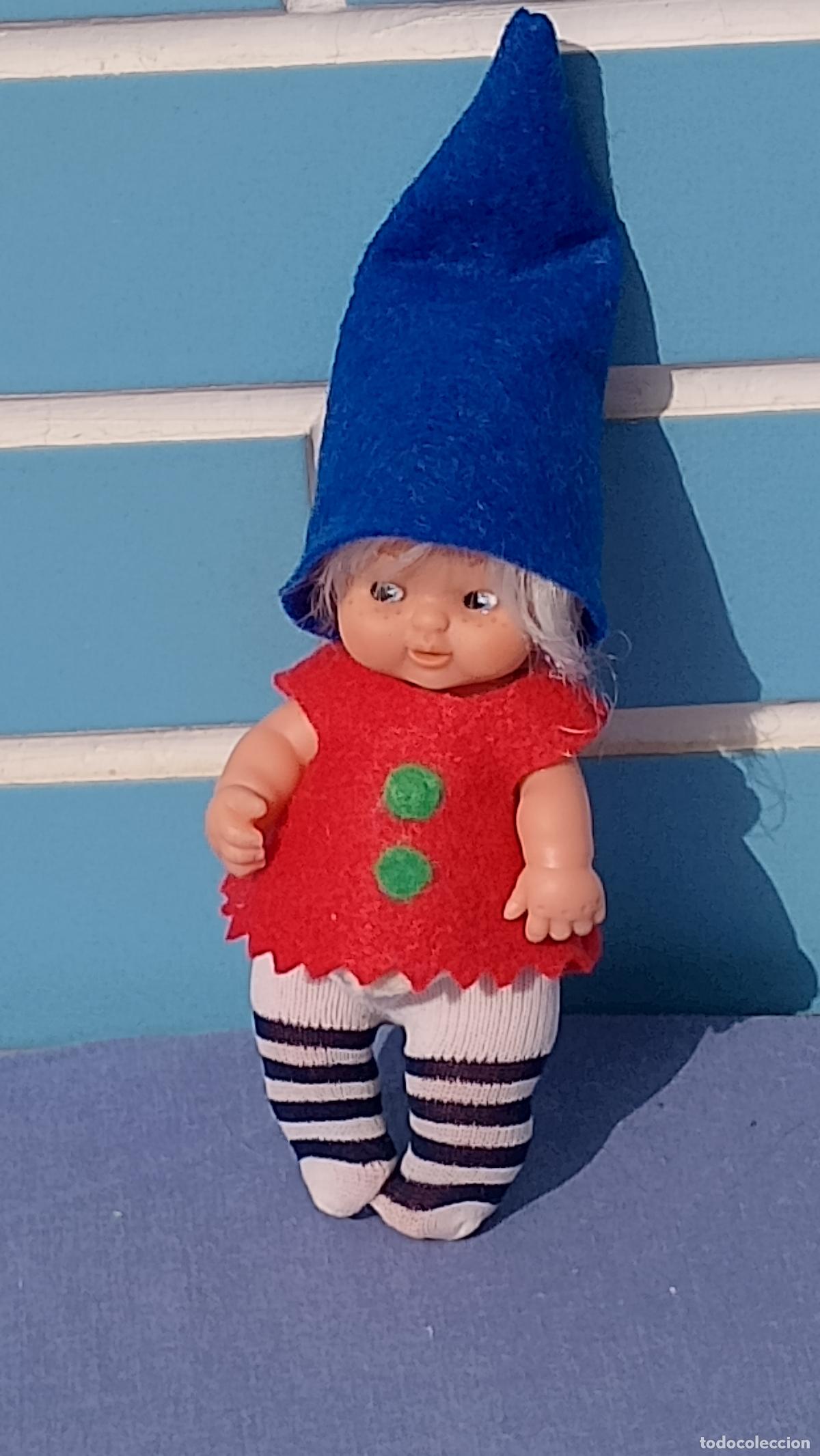 Mu&ntilde;ecas Lesly y Barriguitas: Antiguo mu&ntilde;eco Barriguitas Enanito del Bosque de Famosa