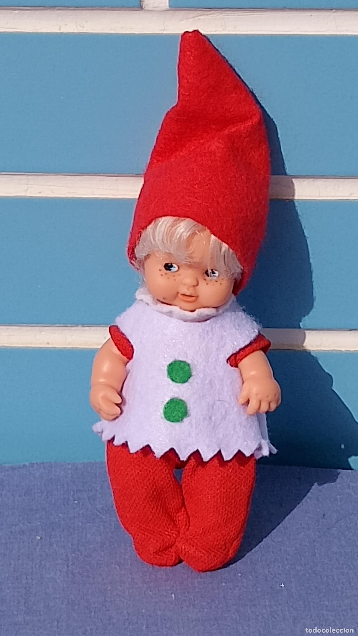 Mu&ntilde;ecas Lesly y Barriguitas: Antiguo mu&ntilde;eco Barriguitas Enanito del Bosque de Famosa