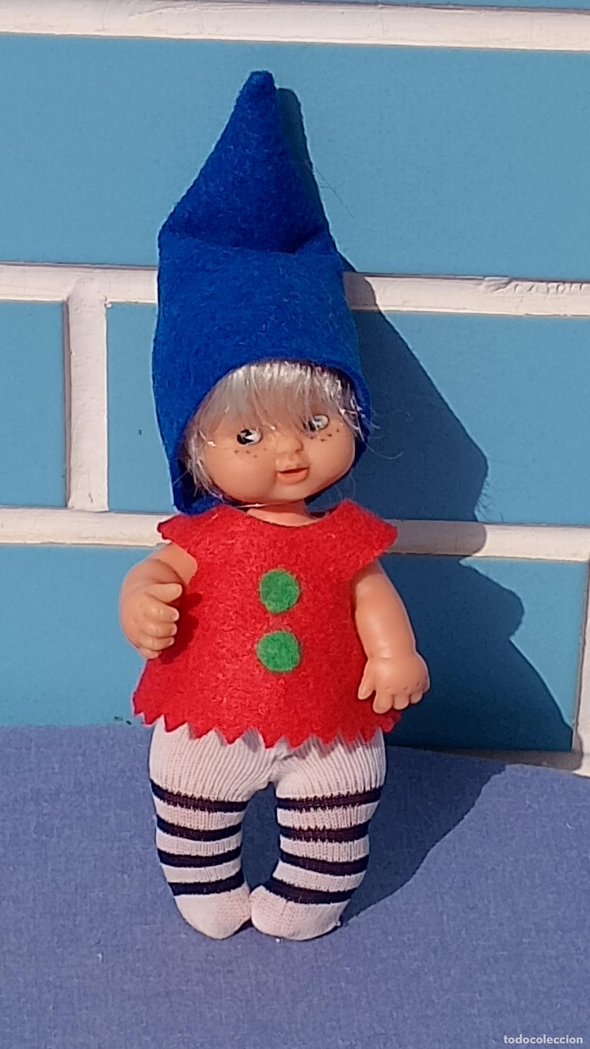 Mu&ntilde;ecas Lesly y Barriguitas: Antiguo mu&ntilde;eco Barriguitas Enanito del Bosque de Famosa