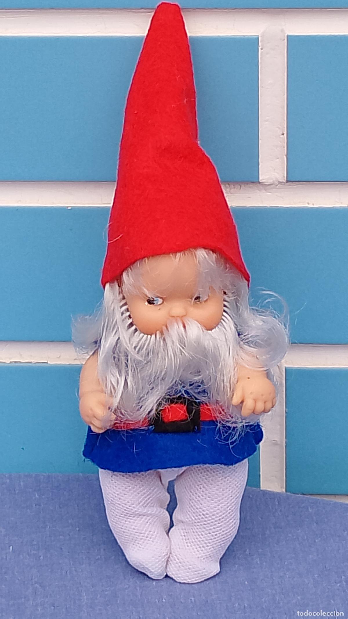 Mu&ntilde;ecas Lesly y Barriguitas: Antiguo mu&ntilde;eco Barriguitas Gnomo del Bosque de Famosa