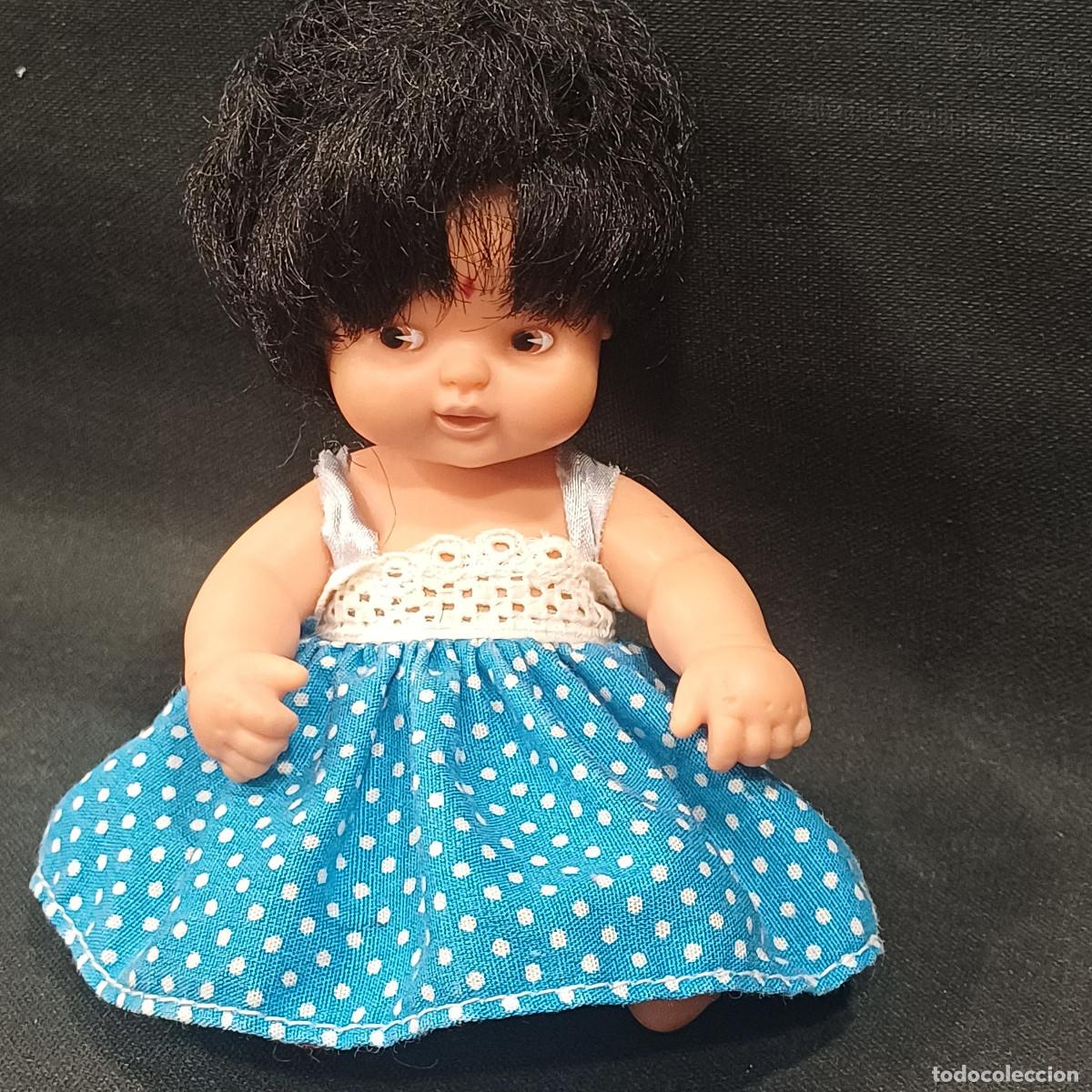 Mu&ntilde;ecas Lesly y Barriguitas: VESTIDO AZUL BARRIGUITAS DE FAMOSA.