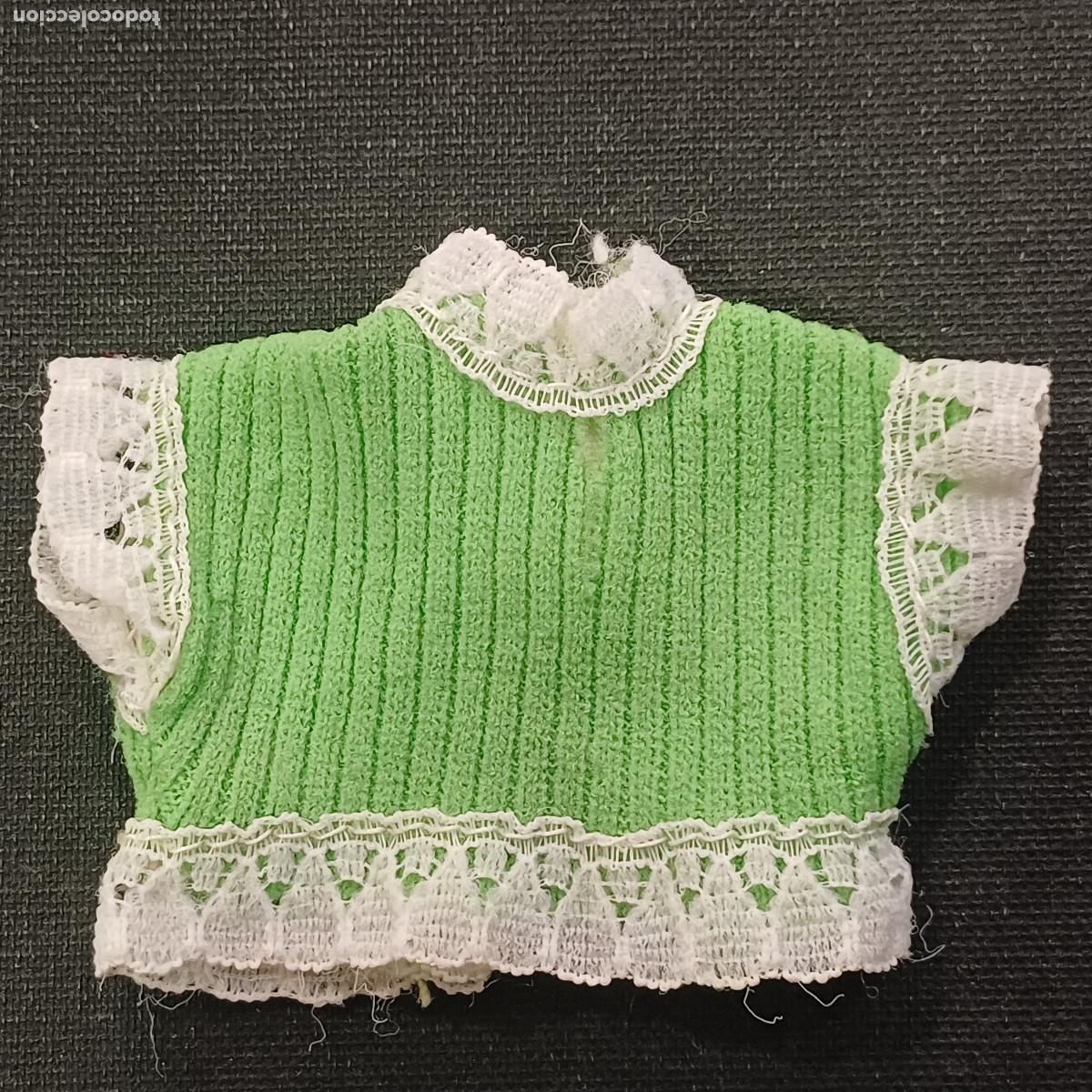 Mu&ntilde;ecas Lesly y Barriguitas: BLUSA/CAMISA VERDE BARRIGUITAS DE FAMOSA.