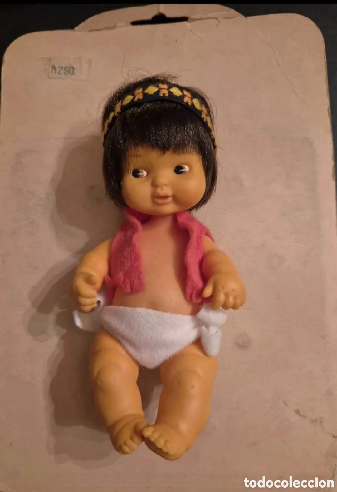 Mu&ntilde;ecas Lesly y Barriguitas: Barriguita India Famosa A&ntilde;os 70-80 n&ordm; 97 + Bl&iacute;ster Ropa Precintado en Pesetas + Lote Accesorios Extr