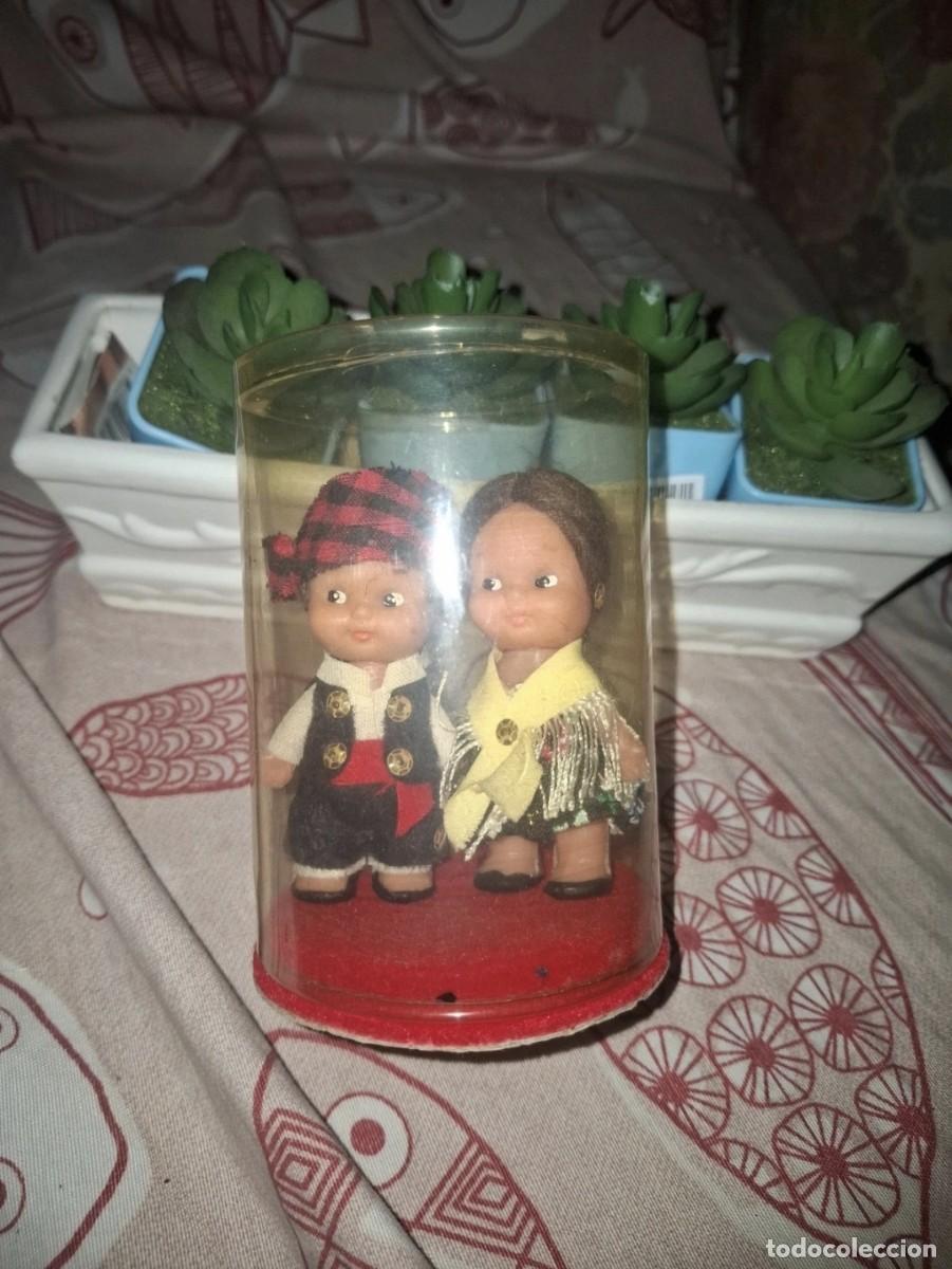 Mu&ntilde;ecas Lesly y Barriguitas: Pareja Mu&ntilde;ecos Regionales Arag&oacute;n Tin Tan Famosa A&ntilde;os 60