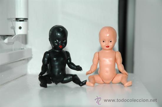 Mu&ntilde;ecas celuloide: BEB&Eacute;S BLANCO Y NEGRO CELULOIDE O SIMILAR - Foto 1