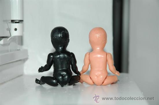 Mu&ntilde;ecas celuloide: BEB&Eacute;S BLANCO Y NEGRO CELULOIDE O SIMILAR - Foto 2