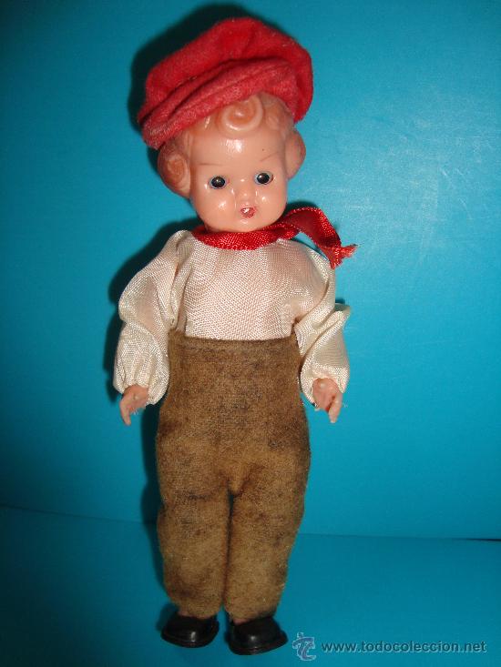 Mu&ntilde;ecas celuloide: Mu&ntilde;eca de celuloide , articulada con ojos durmientes - Foto 2