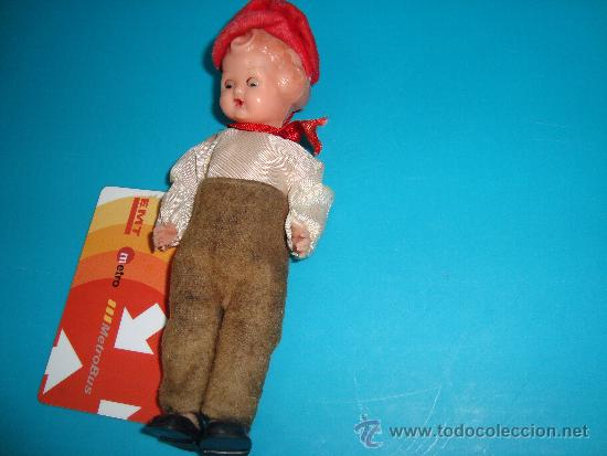 Mu&ntilde;ecas celuloide: Mu&ntilde;eca de celuloide , articulada con ojos durmientes - Foto 5