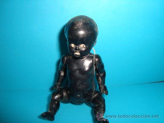 Mu&ntilde;ecas celuloide: Mu&ntilde;eca de celuloide o plastico duro articulado a&ntilde;os 50 - Foto 1