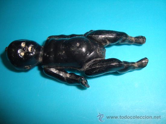 Mu&ntilde;ecas celuloide: Mu&ntilde;eca de celuloide o plastico duro articulado a&ntilde;os 50 - Foto 2