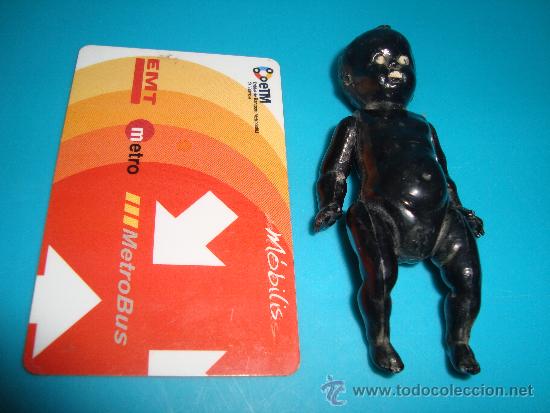 Mu&ntilde;ecas celuloide: Mu&ntilde;eca de celuloide o plastico duro articulado a&ntilde;os 50 - Foto 4