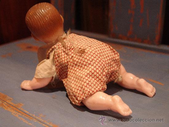 Mu&ntilde;ecas celuloide: ANTIGUO MU&Ntilde;ECO DE CELULOIDE AUT&Oacute;MATA - Foto 3