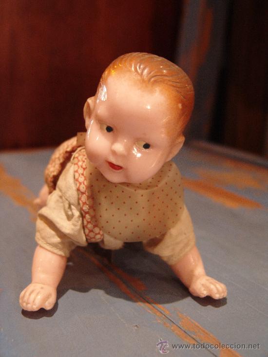 Mu&ntilde;ecas celuloide: ANTIGUO MU&Ntilde;ECO DE CELULOIDE AUT&Oacute;MATA - Foto 6