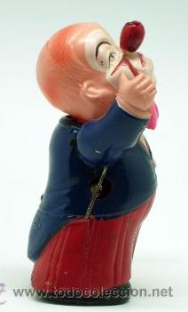 Mu&ntilde;ecas celuloide: Payaso japon&eacute;s celuloide a cuerda a&ntilde;os 50 funciona - Foto 2