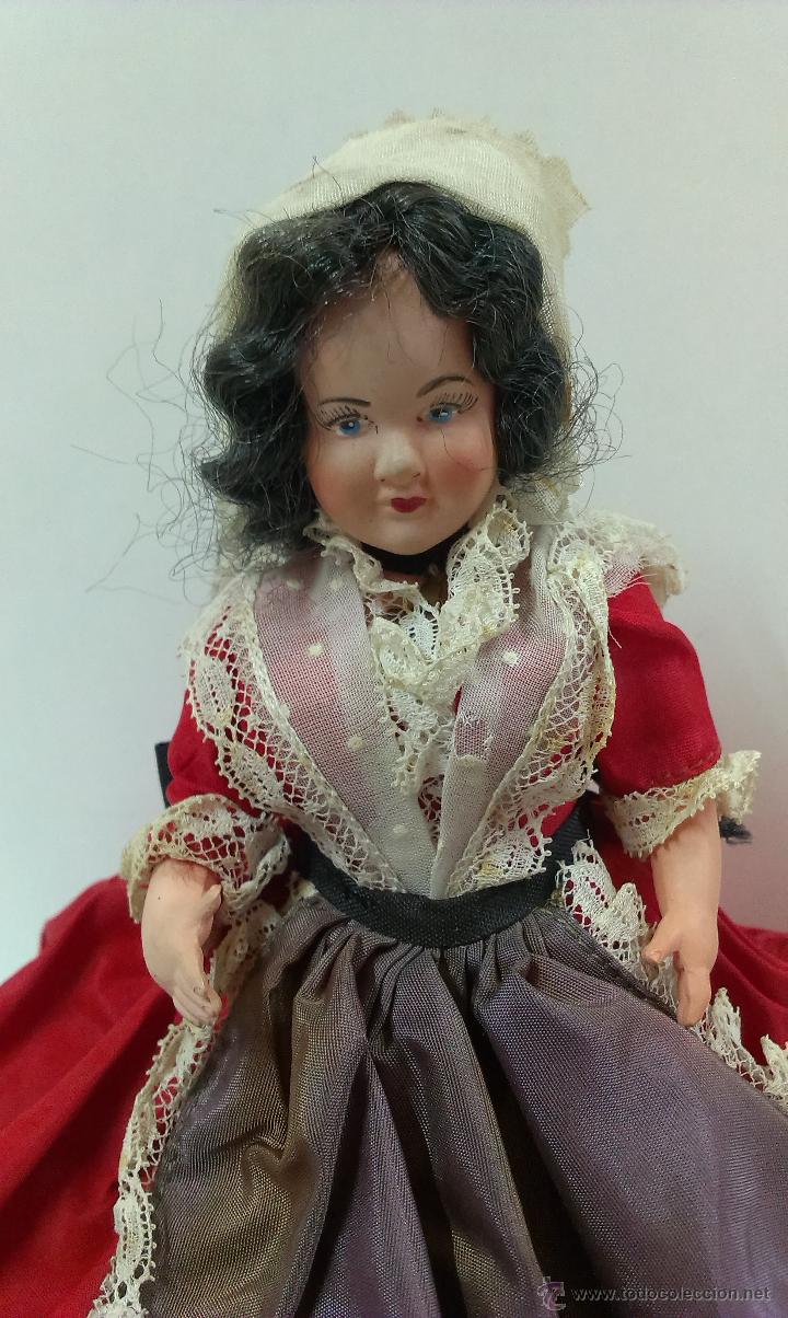 Mu&ntilde;ecas celuloide: MU&Ntilde;ECA ANTIGUA CELULOIDE VESTIDA TRAJE DE EPOCA - Foto 2