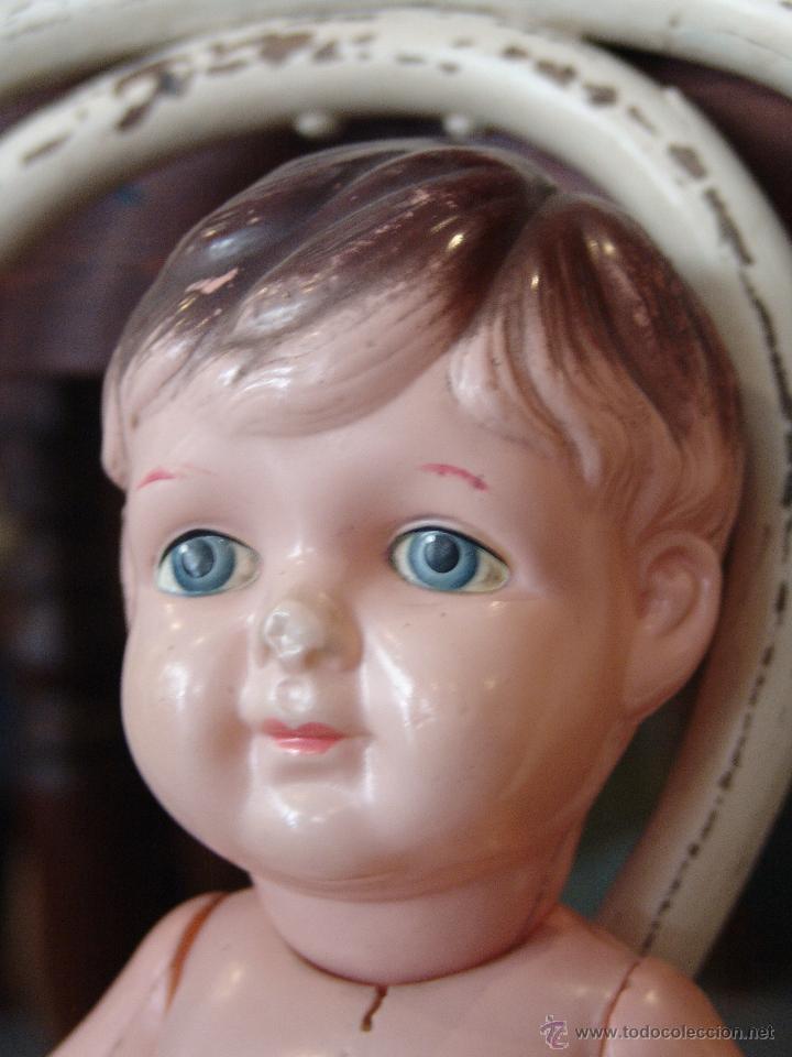 Mu&ntilde;ecas celuloide: ANTIGUO MU&Ntilde;ECO DE CELULOIDE - Foto 2