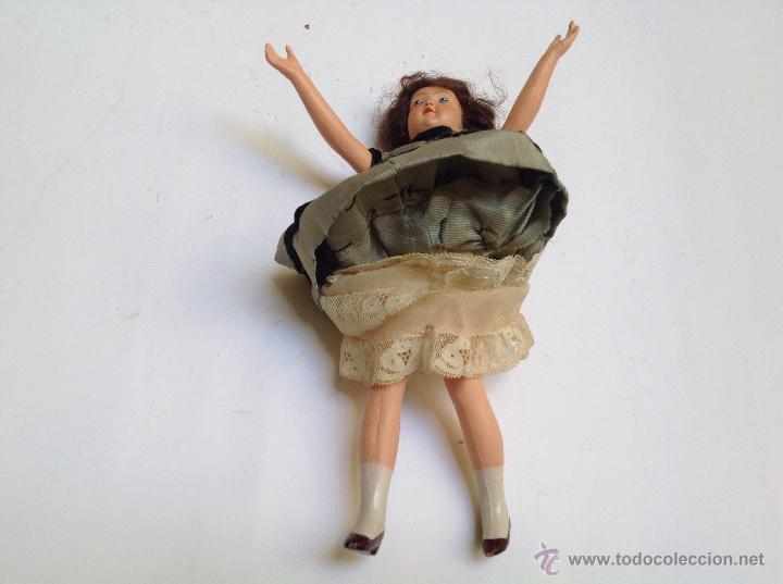 Mu&ntilde;ecas celuloide: Mu&ntilde;eca francesa vestida. A&ntilde;os 40 - Foto 3