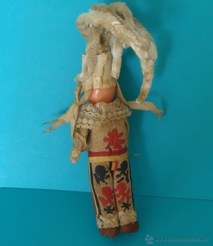 Mu&ntilde;ecas celuloide: PEQUE&Ntilde;O MU&Ntilde;ECO DE CELULOIDE ZAPATOS TERRACOTA - Foto 2