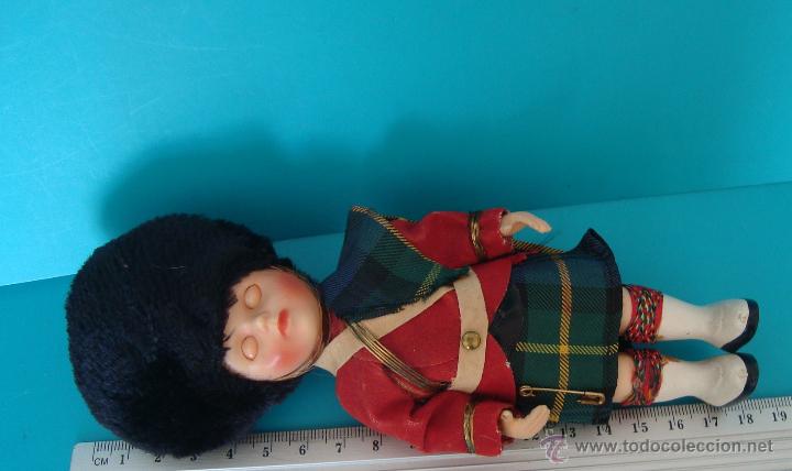 Mu&ntilde;ecas celuloide: PEQUE&Ntilde;O MU&Ntilde;ECO DE CELULOIDE SOLDADO ESCOCES - Foto 3