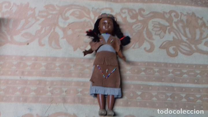 Mu&ntilde;ecas celuloide: ANTIGUA MU&Ntilde;ECA INDIA CELULOIDE. 27 cm. OJOS DURMIENTES. - Foto 1