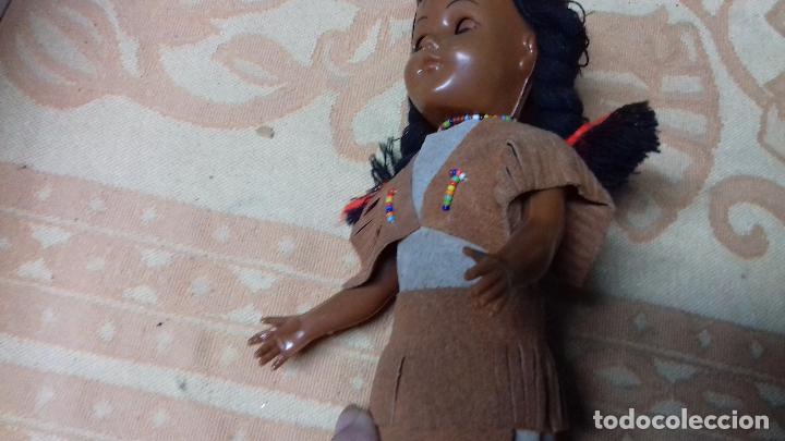 Mu&ntilde;ecas celuloide: ANTIGUA MU&Ntilde;ECA INDIA CELULOIDE. 27 cm. OJOS DURMIENTES. - Foto 4
