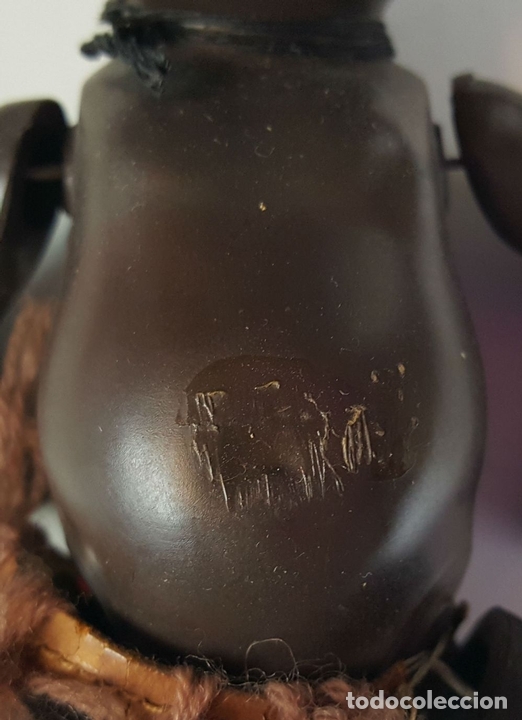 Mu&ntilde;ecas celuloide: MU&Ntilde;ECO NEGRITO. CELULOIDE. MARCA TORTUGA. ALEMANIA. CIRCA 1940. - Foto 2