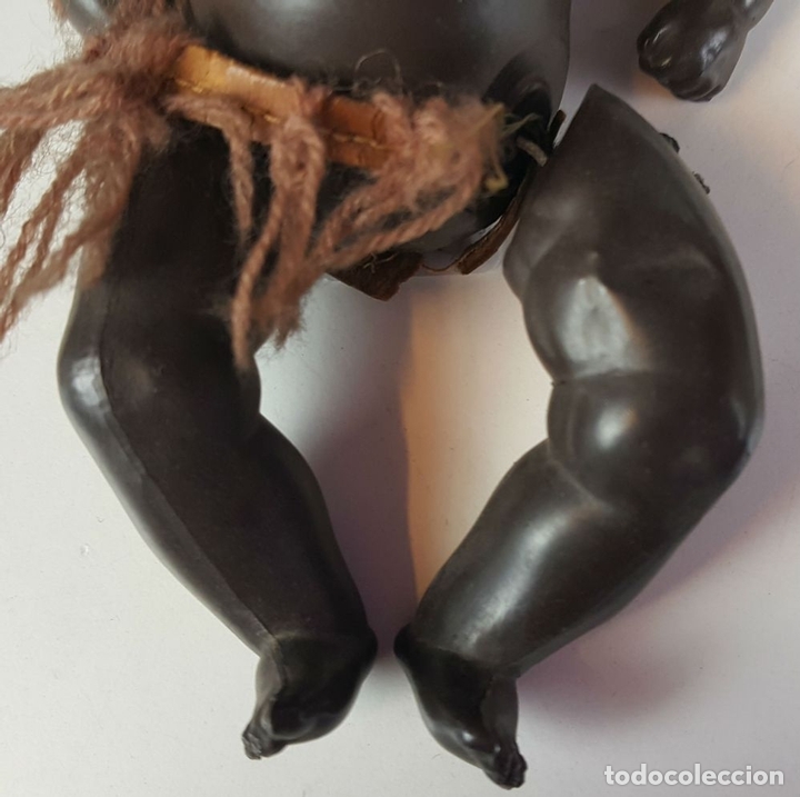 Mu&ntilde;ecas celuloide: MU&Ntilde;ECO NEGRITO. CELULOIDE. MARCA TORTUGA. ALEMANIA. CIRCA 1940. - Foto 9