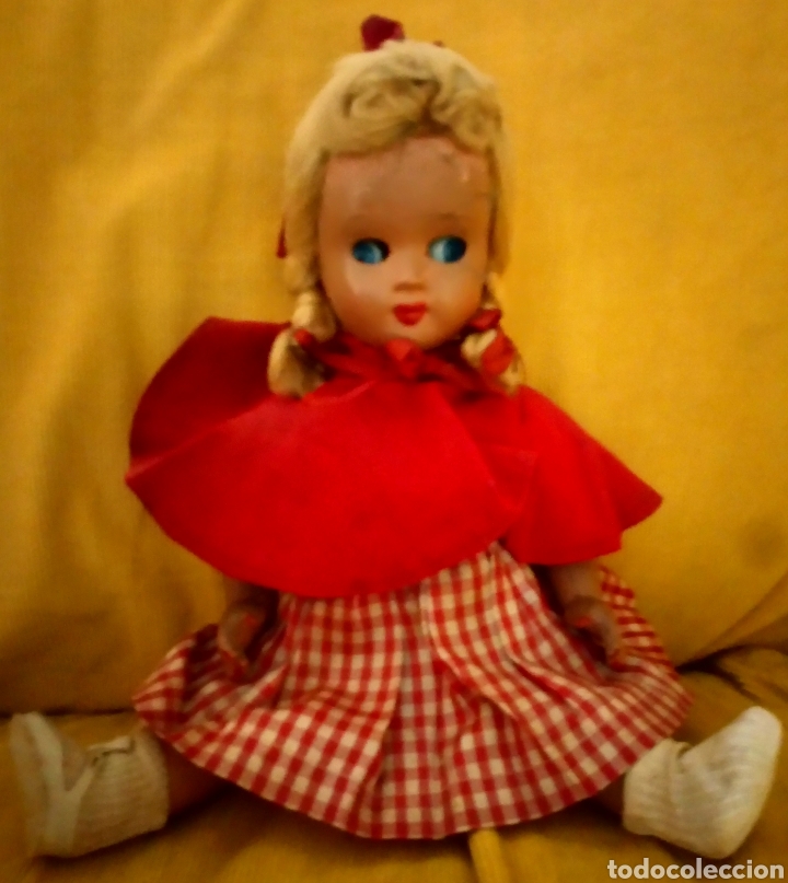 Mu&ntilde;ecas celuloide: MU&Ntilde;ECA ATHENA CAPERUCITA ROJA. DE CELULOIDE. PARA RESTAURAR LA CARITA - Foto 10