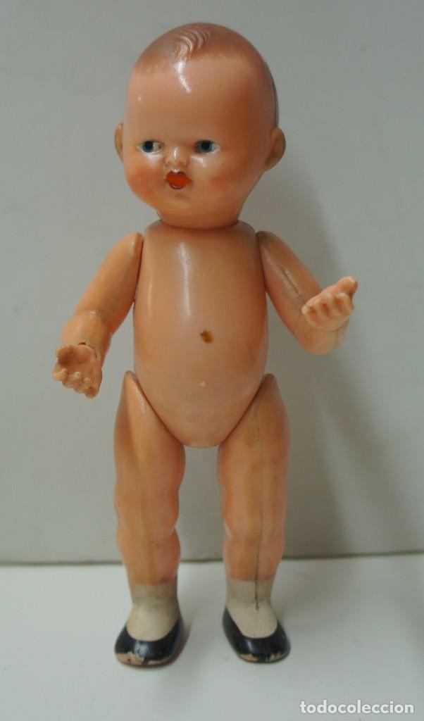 Mu&ntilde;ecas celuloide: MU&Ntilde;ECO DE CELULOIDE MARCA SV , MIDE 16 cm - Foto 1