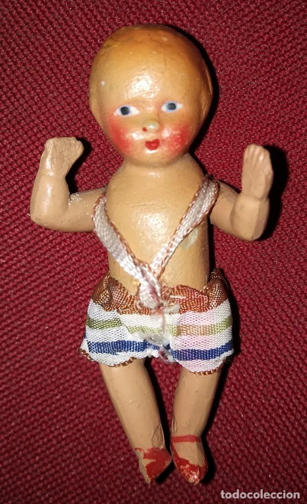 Mu&ntilde;ecas celuloide: MU&Ntilde;ECA ANTIGUA 7,5CM. - Foto 1