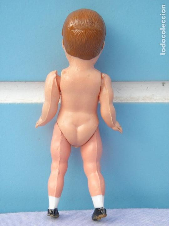 Mu&ntilde;ecas celuloide: Peque&ntilde;a mu&ntilde;eca antigua articulada de celuloide - Foto 3