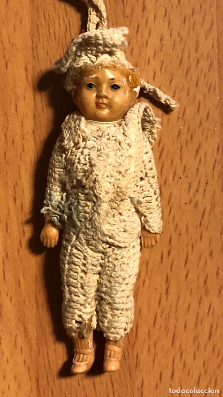 Mu&ntilde;ecas celuloide: Peque&ntilde;o mu&ntilde;eco de celuloide 7 cm - Foto 1