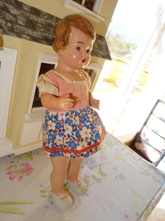 Mu&ntilde;ecas celuloide: ANTIGUA MU&Ntilde;ECA ALEMANA MARCADA TORTUGA - Foto 2