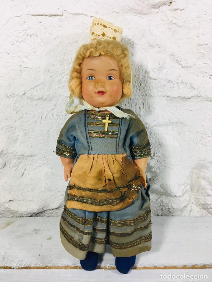Mu&ntilde;ecas celuloide: MU&Ntilde;ECA FRANCESA DE CELULOIDE O SIMILAR CON TRAJE TRADICIONAL A&Ntilde;OS 60 - Foto 8