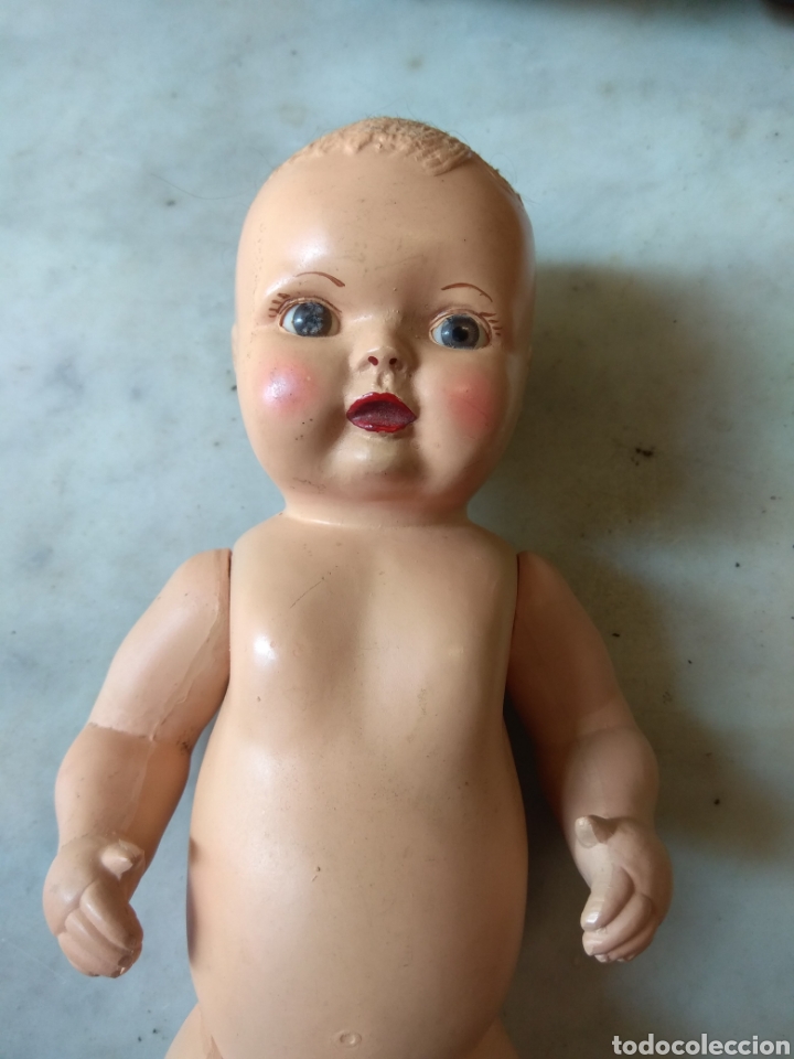 Mu&ntilde;ecas celuloide: Antiguo Mu&ntilde;eco de Pl&aacute;stico - Celuloide - Foto 3