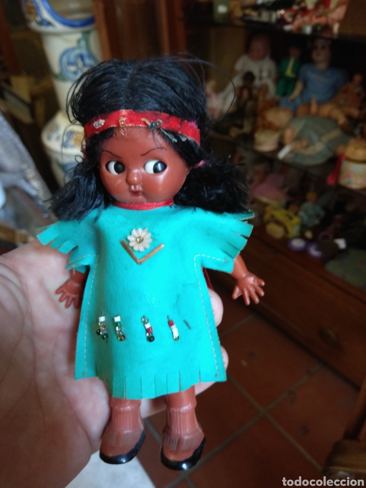 Mu&ntilde;ecas celuloide: Antigua Mu&ntilde;eca India - Foto 1