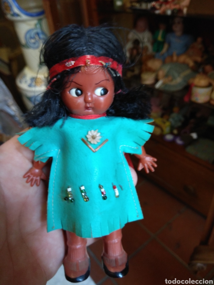 Mu&ntilde;ecas celuloide: Antigua Mu&ntilde;eca India - Foto 2